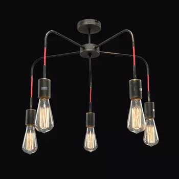 Подвесная люстра Максисвет 1-5442-5-BKS E14