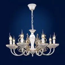 Подвесная люстра Максисвет 2-3600-8-WH+FG E14