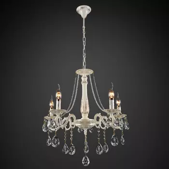 Подвесная люстра Максисвет 2-3855-5-WH+GL E14