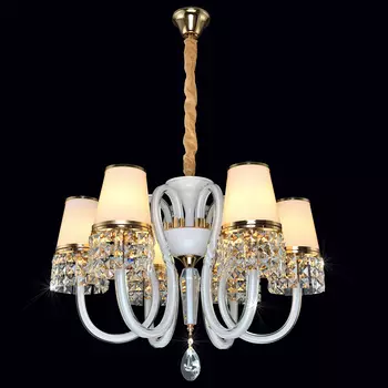 Подвесная люстра Максисвет 2-3894-6-WT+GL E14