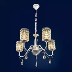 Подвесная люстра Максисвет 2-3895-5-WH+GL E14