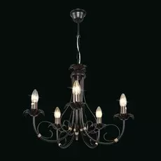 Подвесная люстра Максисвет 2-4305-5-BK+BR E14