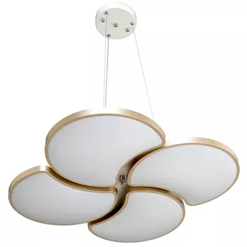 Подвесная люстра Максисвет 2-7310-4-WH+GL Y LED