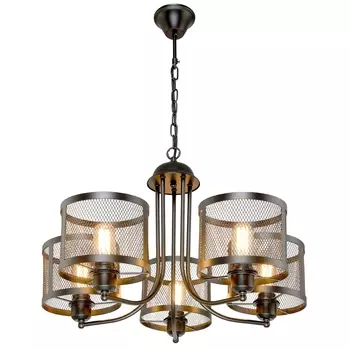 Подвесная люстра Максисвет 4424 2-4424-5-BK E27