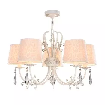 Подвесная люстра Maytoni Emilia ARM737-PL-05-W