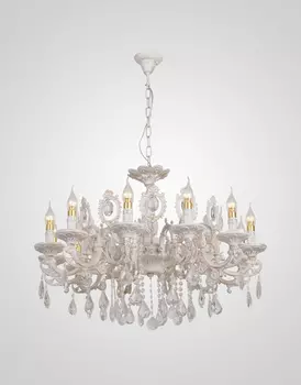 Подвесная люстра Мелодия Света Bourgeois 5384-dma-12 WT+GD 000023820