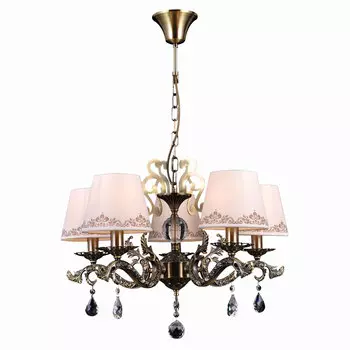Подвесная люстра Natali Kovaltseva Calais Calais 70012-5C ANTIQUE