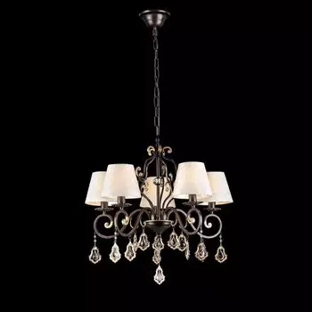 Подвесная люстра Natali Kovaltseva Grace Grace 10428/5C BRASS