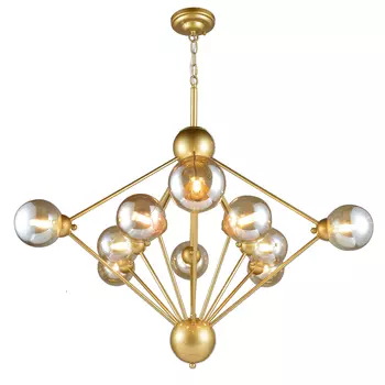 Подвесная люстра Natali Kovaltseva Stuttgart STUTTGART 91006/10C GOLD