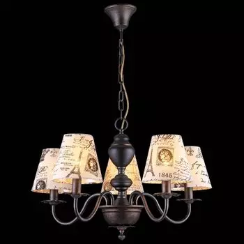 Подвесная люстра Natali Kovaltseva TOLEDO TOLEDO 11420/5C BROWN GOLD