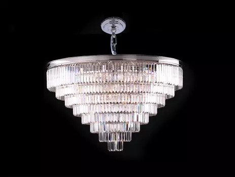 Подвесная хрустальная люстра 31100 Newport 31127/S nickel