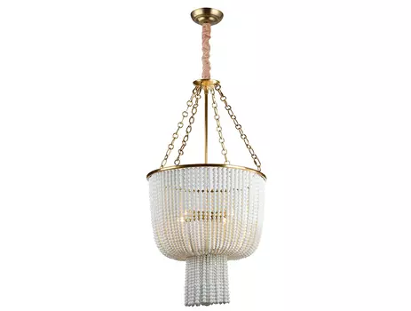 Подвесная люстра Newport 3130 3136/S brass/white