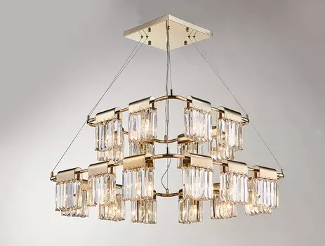 Подвесная люстра Newport 4200 4212+8/C gold