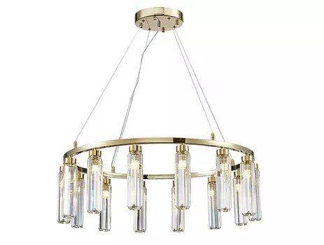 Подвесная люстра Newport 4520 4528+6/S gold