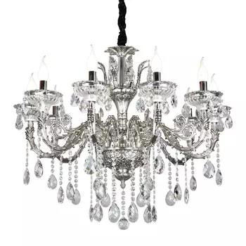 Подвесная хрустальная люстра Badesi Omnilux OML-70503-10