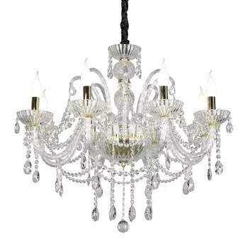 Подвесная хрустальная люстра Bonaita Omnilux OML-70103-08