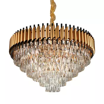 Подвесная хрустальная люстра Fontevivo Omnilux OML-81903-24