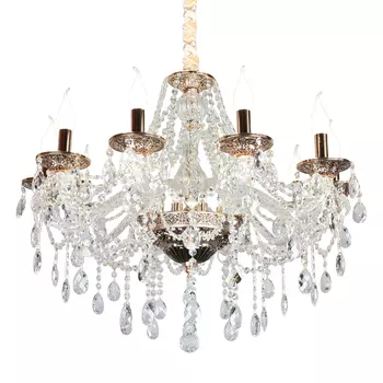 Подвесная хрустальная люстра Gadoni Omnilux OML-74803-10