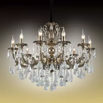 Подвесная хрустальная люстра Grosseto Omnilux OML-77733-12