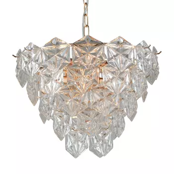 Подвесная хрустальная люстра Pinzolo Omnilux OML-72313-09