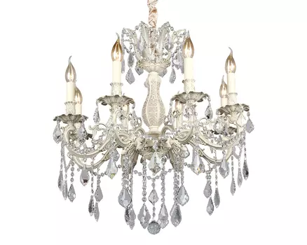 Подвесная хрустальная люстра Taranto Omnilux OML-74403-08
