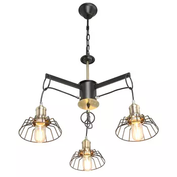 Подвесная люстра RiForma Cord 8711 2-8711-3-BK+AB E27