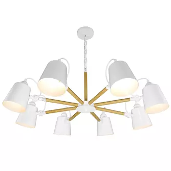 Подвесная люстра RiForma Draft 5154 2-5154-8-WH+WE E27