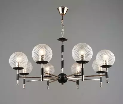 Подвесная люстра Wedo Light Kameliya WD3624/8H-FGD-BK-WT