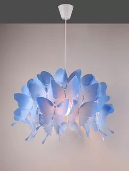 Подвесной светильник с бабочками Bao 3439 BAO GREY BLUE Lamplandi