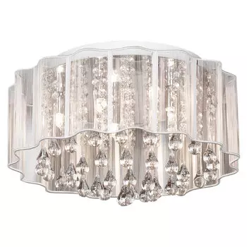 Потолочная хрустальная люстра Lussole Brookside LSL-3307-06