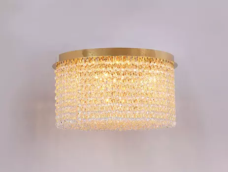 Потолочная хрустальная люстра Newport 10160 10164/PL gold