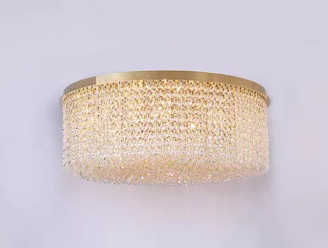 Потолочная хрустальная люстра Newport 10160 10166/PL gold