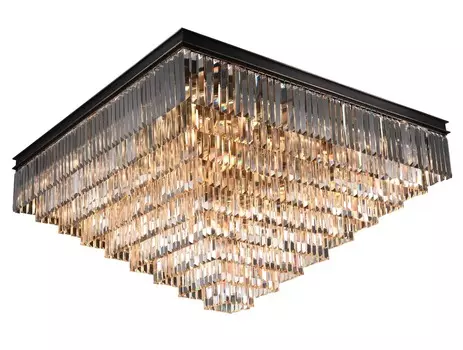 Потолочная хрустальная люстра Newport 31100 31133/PL nickel