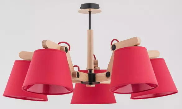 Потолочная люстра Alfa Joga Red 22245