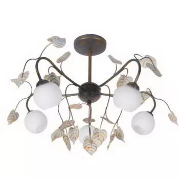Потолочная люстра Arte Lamp FLORA A3539PL-5BG