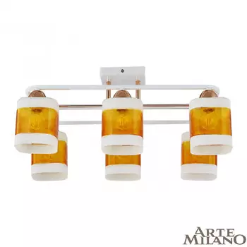 Потолочная люстра Arte Milano AMALFI 322008/6 WH+FG