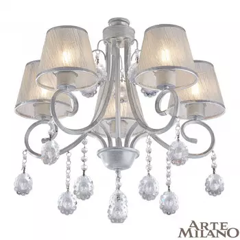 Потолочная люстра Arte Milano Amalfi-7146 337146/5 WT+SL