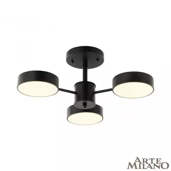 Потолочная люстра Arte Milano Ferrara 250906/3B Bk