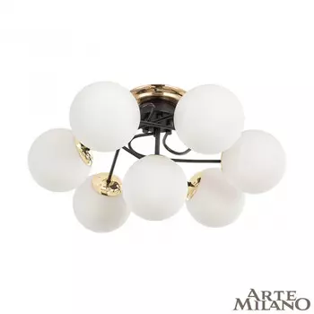 Потолочная люстра Arte Milano Neapolis76408 276408/6+1 BK/GD