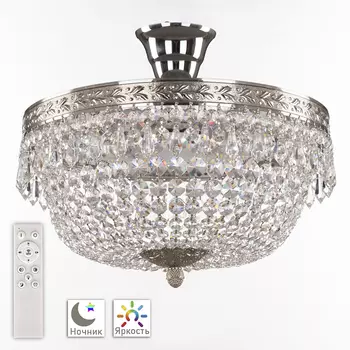 Потолочная люстра Bohemia 1901 19011/35IV/LED-DIM Ni