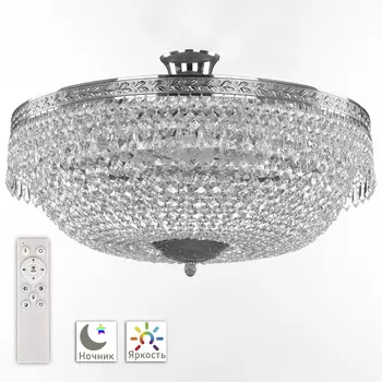 Потолочная люстра Bohemia 1901 19011/55IV/LED-DIM Ni