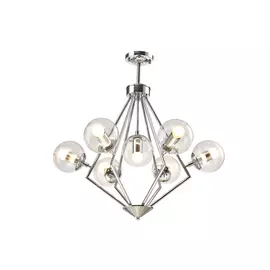 Потолочная люстра Crystal Lux Fabricio FABRICIO SP7 CHROME/TRANSPARENT