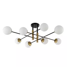 Потолочная люстра Crystal Lux Fidel FIDEL PL8 BLACK