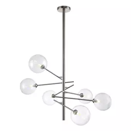 Потолочная люстра Crystal Lux Marcos MARCOS SP6 NICKEL