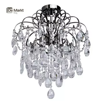Потолочная хрустальная люстра De Markt Бриз 464017206