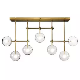 Потолочная люстра Delight Collection Globe Mobile KG0835P-7A brass
