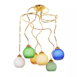 Потолочная люстра Doge Luce 357PL6GO-MIX