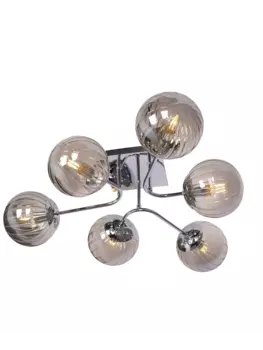 Потолочная люстра Elvan 3601 LU-3601/6-E14-СhSmGr