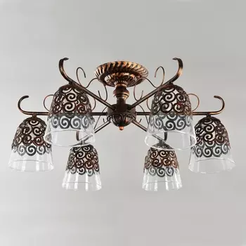 Потолочная люстра Elvan LU-105/6-E14-Kf