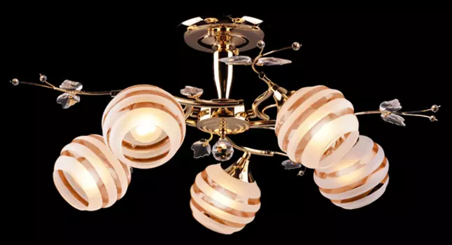 Потолочная люстра Eurosvet 10505 10505/5 золото/коричневый